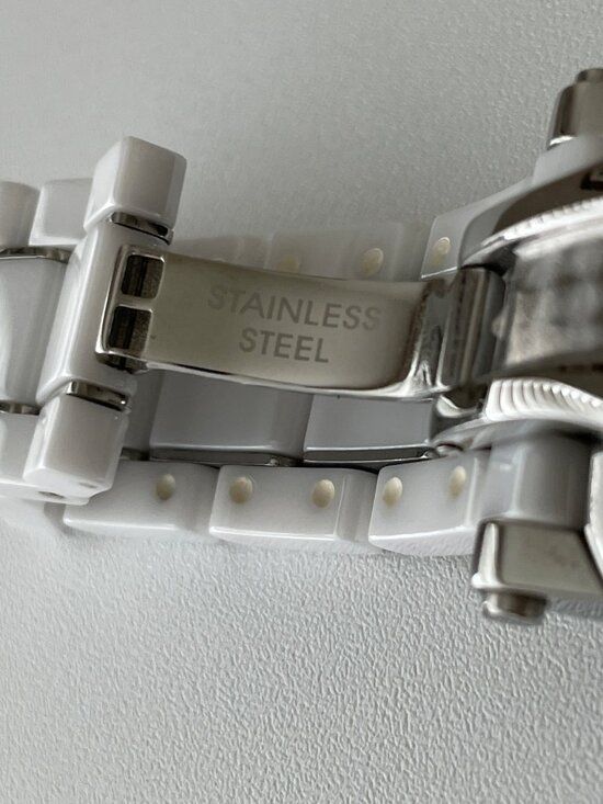 Fendi White Ceramic Chronograph Swiss Made Watch F662140 38mm main image 7